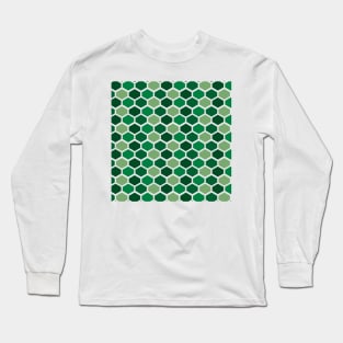 Mid Century Modern Honeycomb Long Sleeve T-Shirt